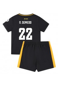 Wolves Nelson Semedo #22 Babytruitje Uit tenue Kind 2024-25 Korte Mouw (+ Korte broeken)